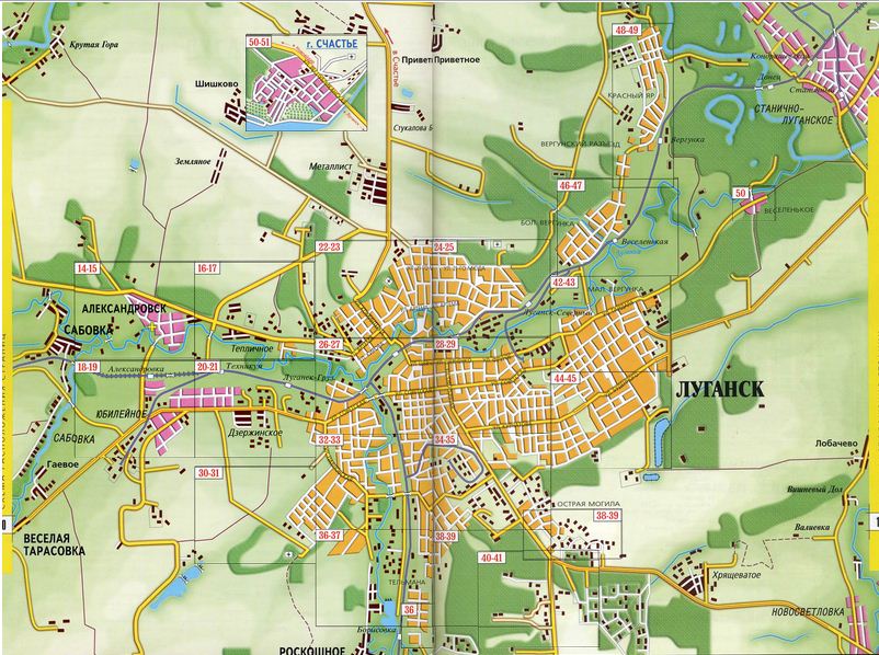 Керчь карта города с улицами